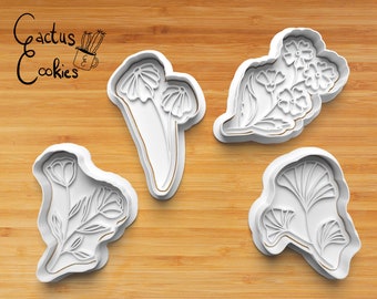 Arquivo STL para Cortador de Biscoitos em Formato de Flor (Download Digital)