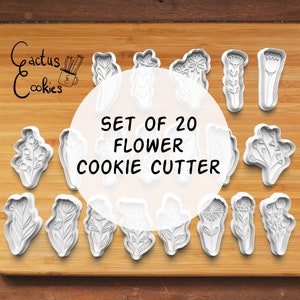 Digital STL file download for Flower cookie cutter