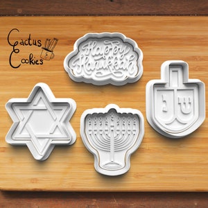 Digital STL file download for Chanukka cookie cutter