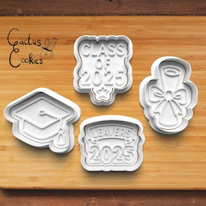 Digital STL file download for School Leavers 2025 cookie cutter