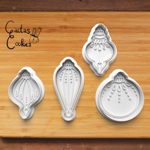 Digital STL file download for baubles cookie cutter