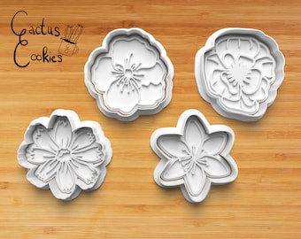 Arquivo STL para Cortador de Biscoitos em Formato de Flor (Download Digital)
