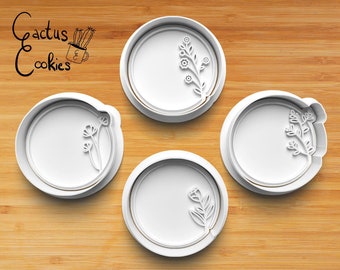 Flower Circle Cookie Cutter STL File (Digital Download)
