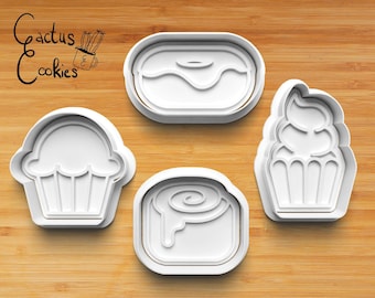 pastries Cookie Cutter STL File (Digital Download)
