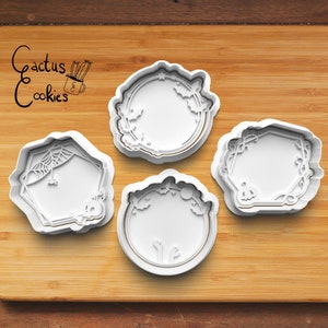 Digital STL file download for Halloween Frames cookie cutter