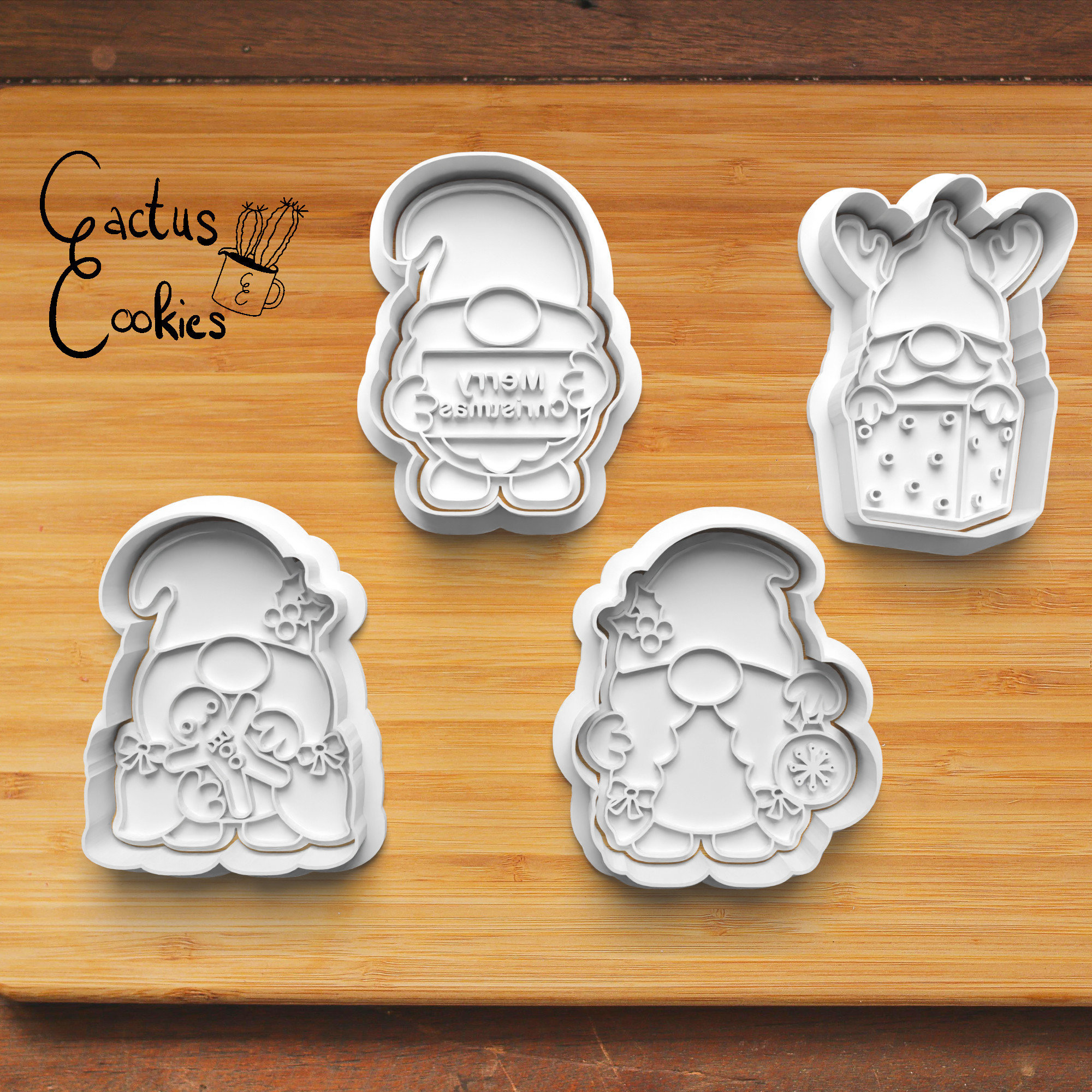 Digital STL File Download for Gnome Christmas Cookie Cutter - Etsy