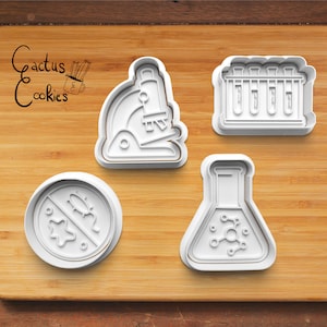 Digital STL file download for Science cookie cutter