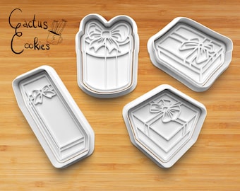 Christmas present Cookie Cutter STL File (Digital Download)
