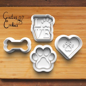 Digital STL file download for Small Dog Biscuit cookie cutter