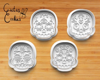 Dia De Muertos Cookie Cutter STL File (Digital Download)