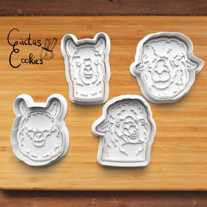 Digital STL file download for Lama Alpaca cookie cutter