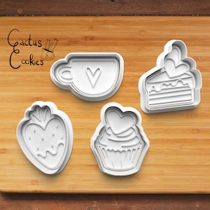 Digital STL file download for Sweat Love cookie cutter