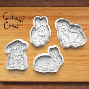 Digital STL file download for bunny cookie cutter