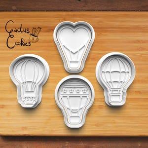 Digital STL file download for Hot Air Balloon cookie cutter