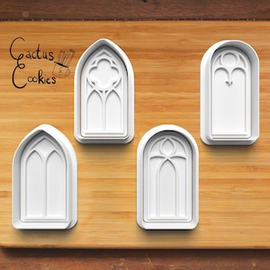 gothic window Cookie Cutter STL File (Digital Download)