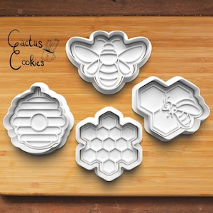 Digital STL file download for Bee cookie cutter