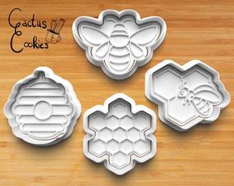 Digital STL file download for Bee cookie cutter