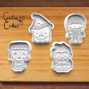 Digital STL file download for little monster cookie cutter