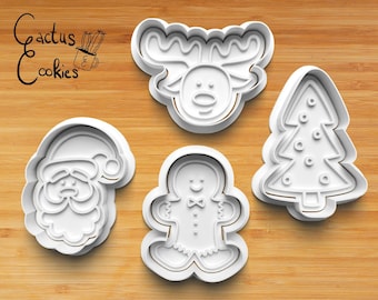 Archivo STL para cortador de galletas navideñas (descarga digital)