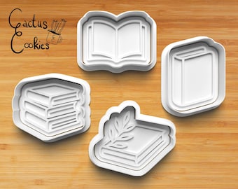 Book Cookie Cutter STL File (Digital Download)