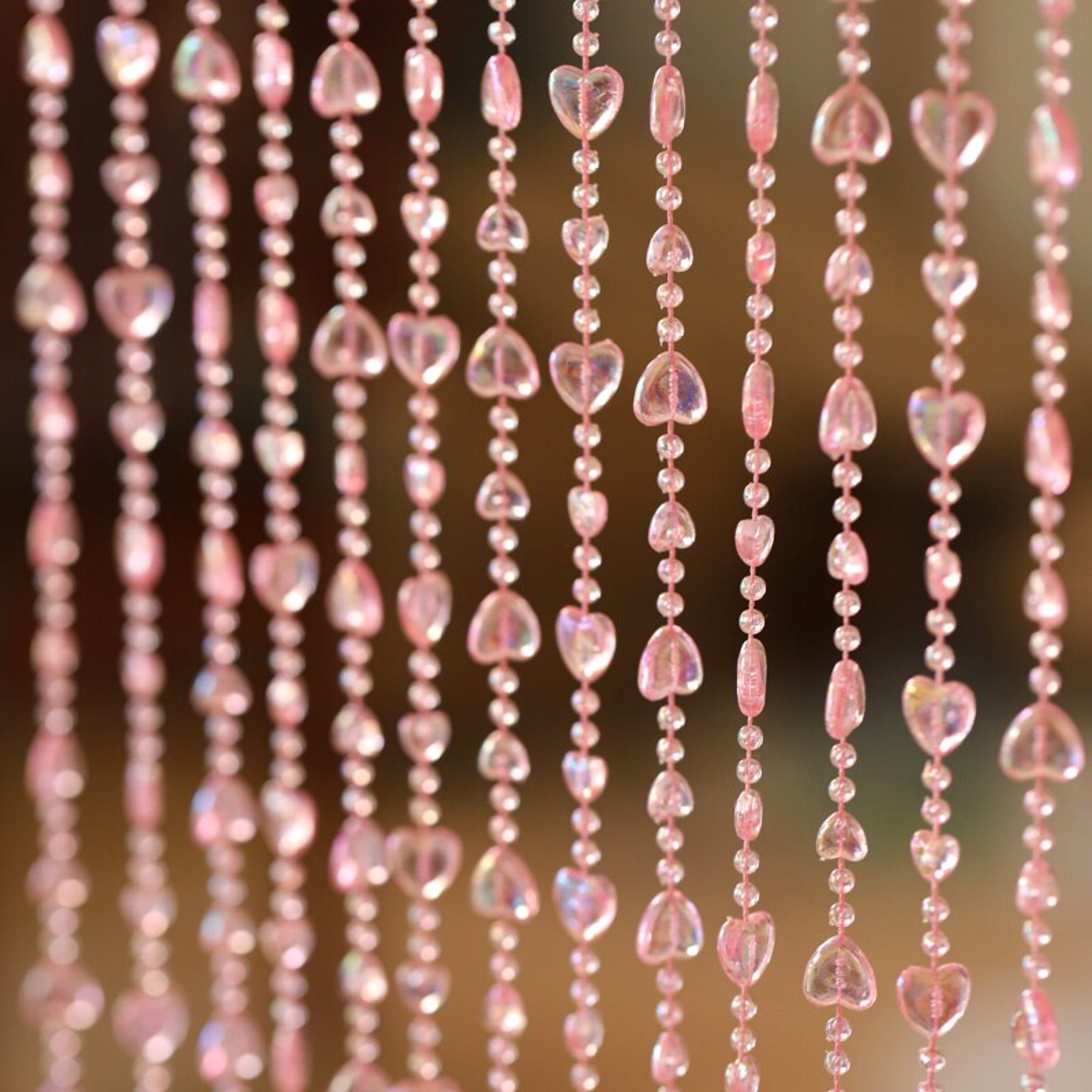 Love Heart Beaded Curtains Doorway Romantic Doorway Beads Crystal Love