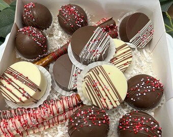 18er-Pack Schokoladengeschenkbox personalisiert für Halloween, Weihnachten, Valentinstag, Hochzeit oder Babyparty