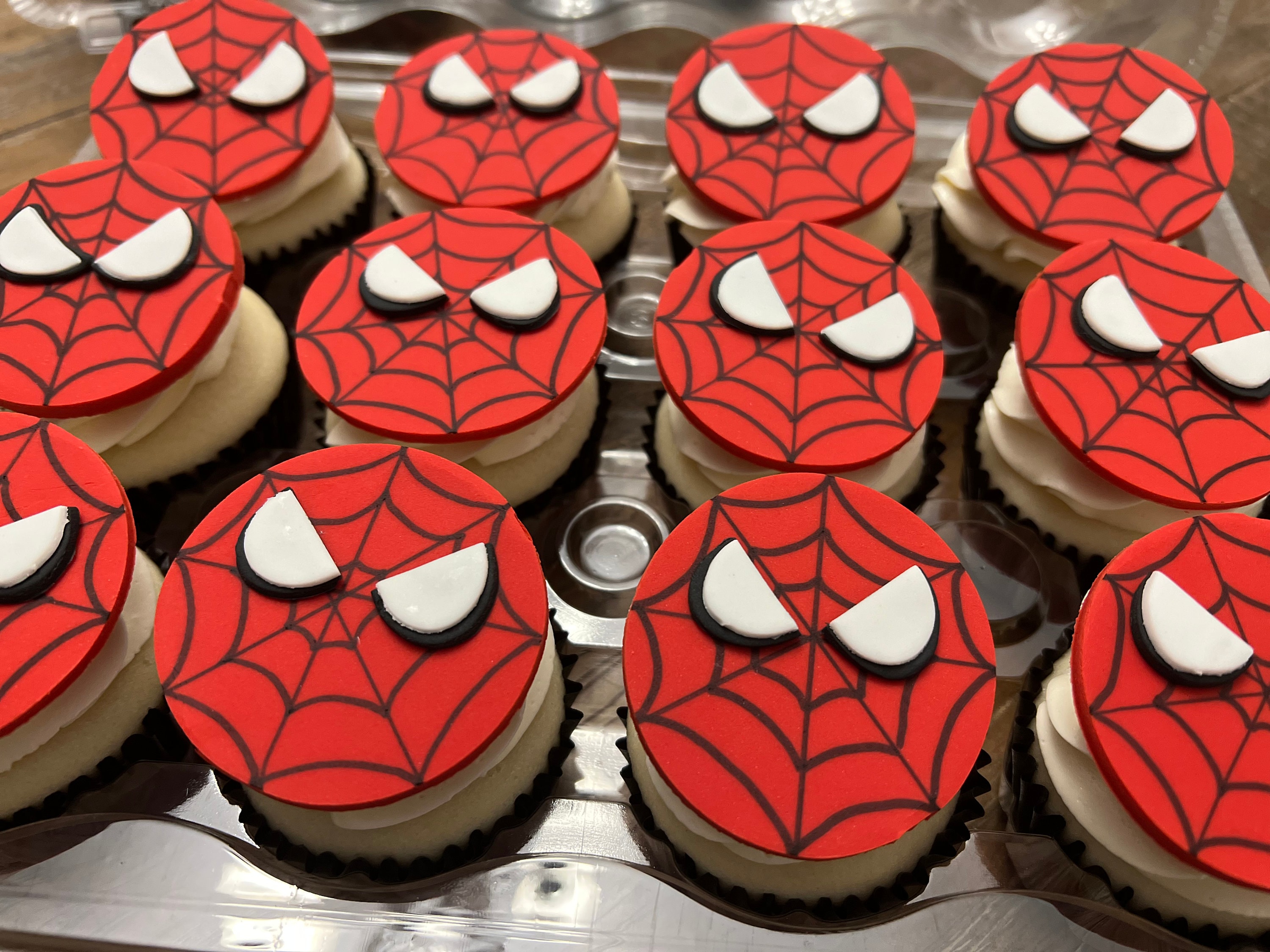 Spiderman Cupcake Toppers Etsy