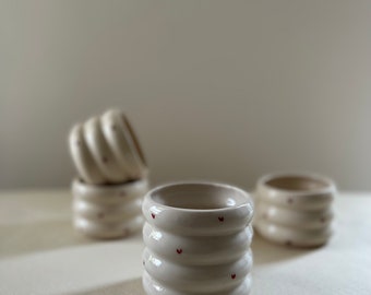 Hearts Handmade Ceramic Mug