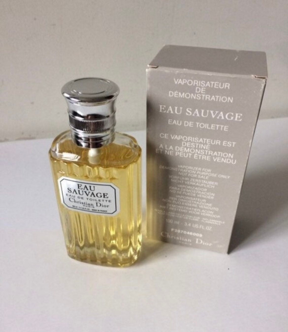 Eau Sauvage Dior edt 224 ml. Rare, vintage 1970s. Sealed bottle