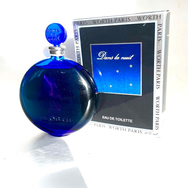 DANS La NUIT By Worth Vintage 125 ml Eau de Toilette LALIQUE bottle