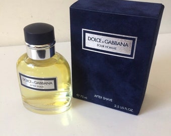 Vintage Dolce Gabbana Pour Homme After Shave Dopobarba 75 Ml - Etsy