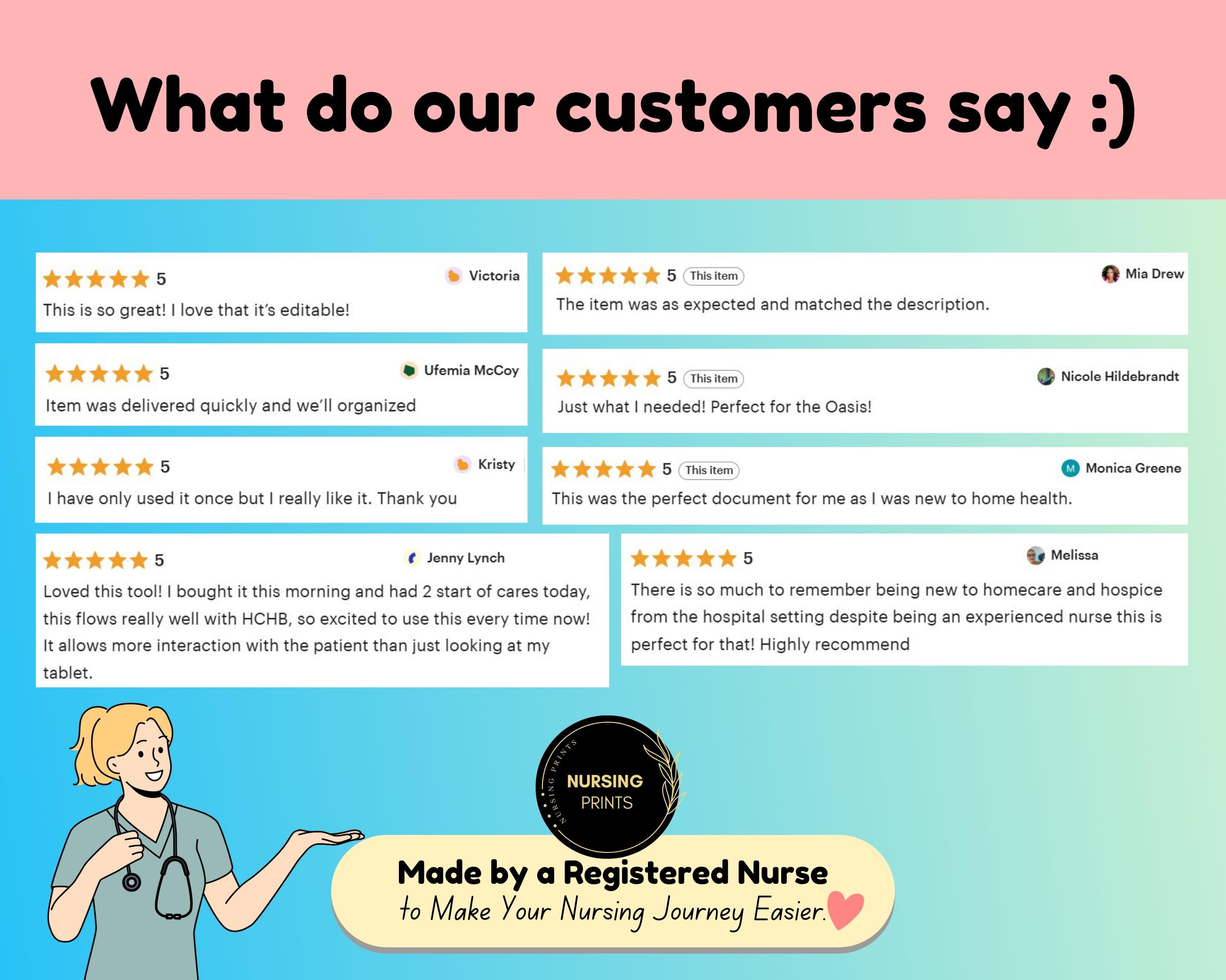 OASIS E Cheat Sheet | Home Health Nurse Start of Care SOC Templates - Etsy