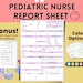 see more listings in the Nursing Report Sheets section