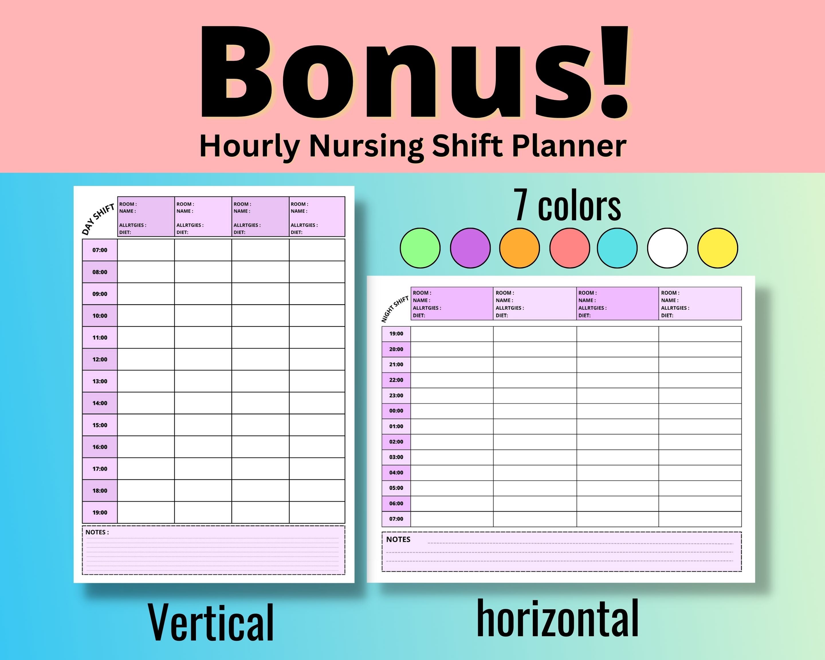 Hourly Rounding Pdf ICU Nurse Report Sheet With Hourly Rounding - Etsy