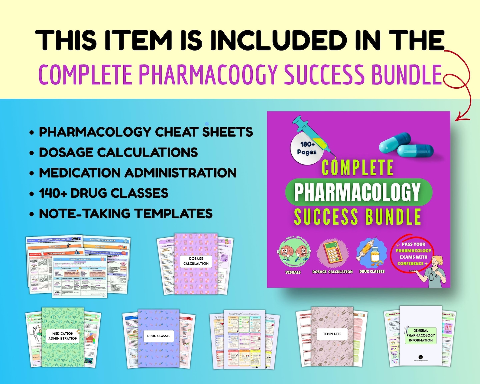 Top 100 Most Common Drugs Cheat Sheet | Quick Medication Reference for ...