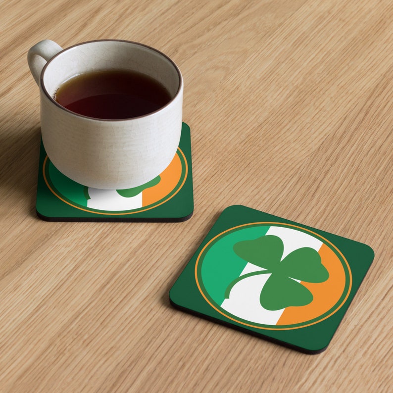 Cork-back coaster