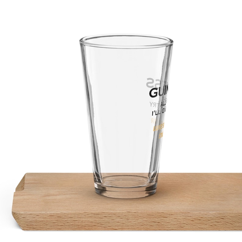 Shaker pint glass
