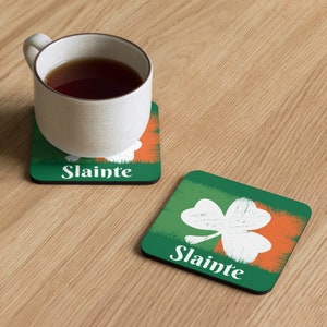 Cork-back coaster