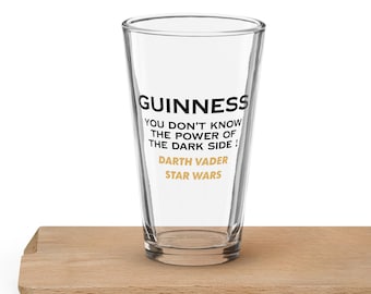 Guinness Star Wars Darth Master Pint Glass