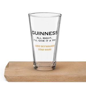 Shaker pint glass