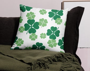 Cojín de trébol irlandés