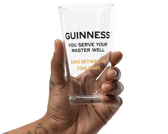 Guinness Star Wars Luke Master Pint Glass