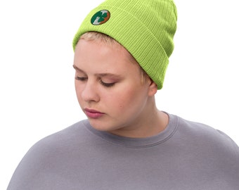 Irish Ribbed knit beanie