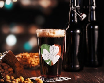 Irish Pint Glass for Guinness or other brews