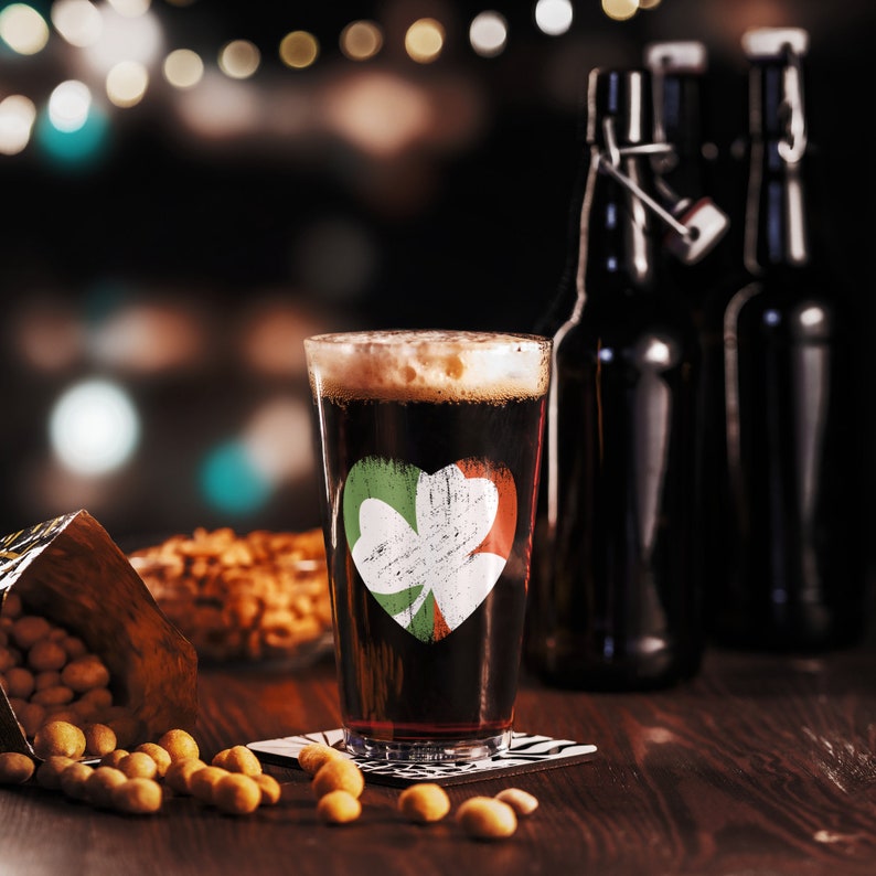 Irish Pint Glass for Guinness or other brews