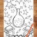Printable Cute Halloween Colouring Pages Halloween Mindful - Etsy