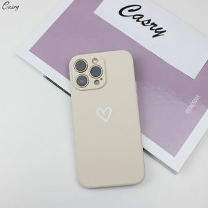 Pastel Love Heart Phone Case for iPhone 14 13 12 11 Pro Max,14 13 12 11 pro 13,12 mini ,6,7,8,XR ,X,XS Max, 14,6,7,8 Plus iPhone SE image 5