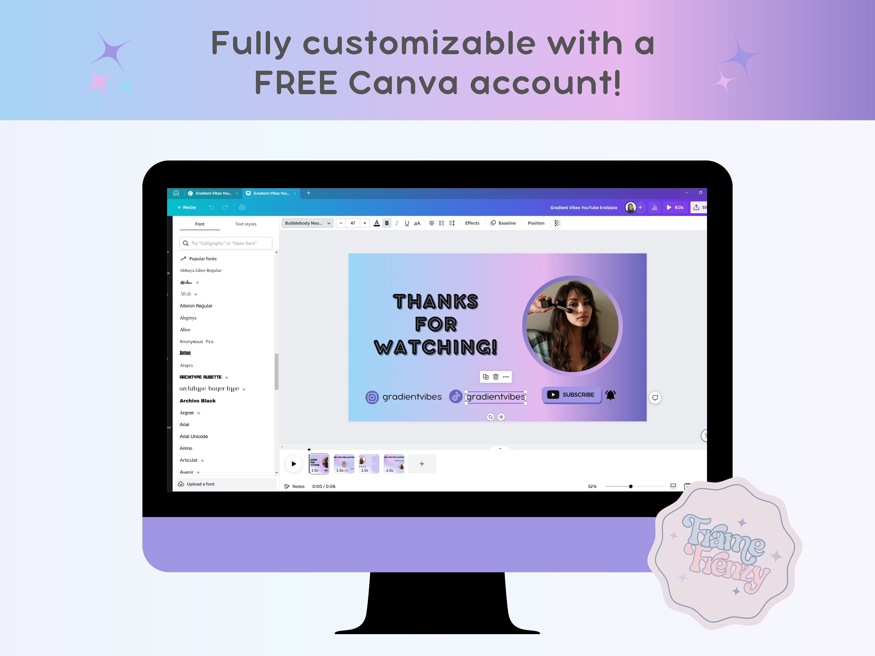 Youtube Banner, Intro, Outro & Thumbnail, Pastel Youtube Branding Kit ...