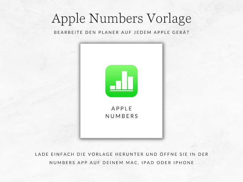 Simple household budget book for Numbers (German version), wealth planner, income tracker, expense tracker, Apple Numbers budget template, monthly planner image 6