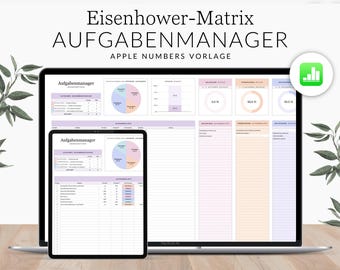 Decision Matrix Apple Numbers, Task Priority Tracker, Task Management Tracker, Priority Checklist, Eisenhower Matrix Template Spreadsheet